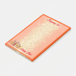 Hallo Pumpkin Herbst Autumn Text und Farbe anpasse Post-it Klebezettel