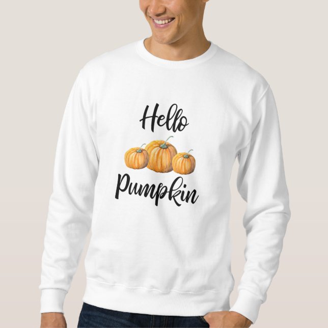 Hallo Pumpkin Sweatshirt (Vorderseite)