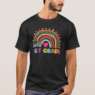 Hallo Rainbow 1. Klasse erste Stufe zurück zur Sch T-Shirt