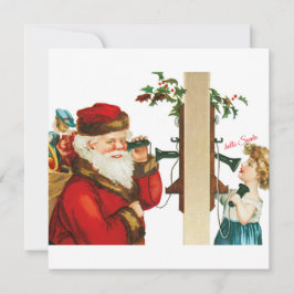 Hallo Santa Feiertagskarte