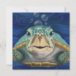 Hallo-Schildkröte-Grußkarte