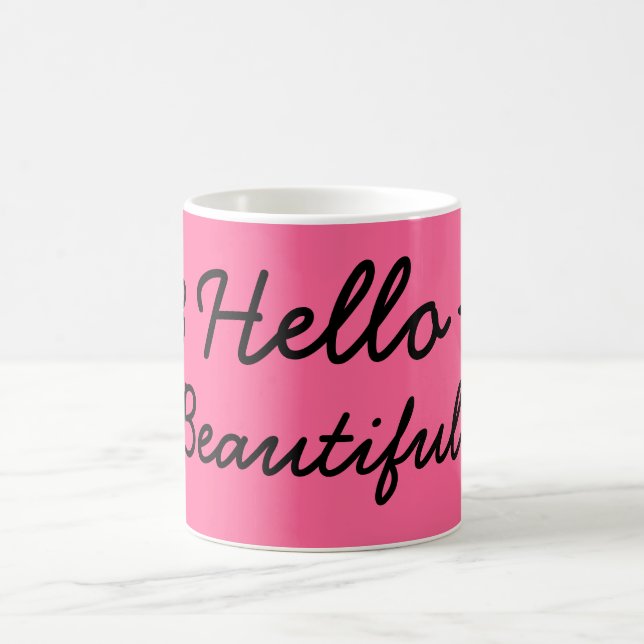 Hallo schön! kaffeetasse (Mittel)