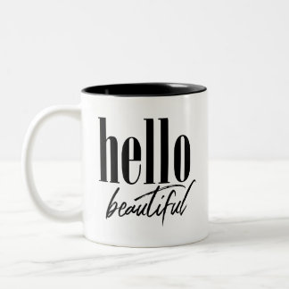 Hallo schön zweifarbige tasse
