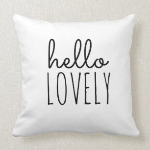 hallo schöne schicke trendige Liebe Design Throw  Kissen