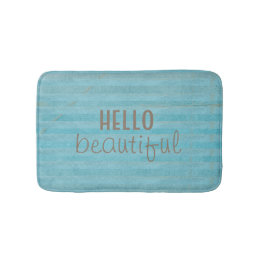 Hallo Schöner Chic und trendige gestreifte Design Badematte