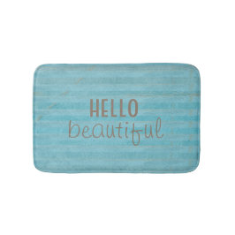 Hallo Schöner Chic und trendige gestreifte Design Badematte
