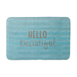 Hallo Schöner Chic und trendy Boho Design Badematte