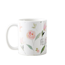 Hallo schönes Aquarell mit Blumen