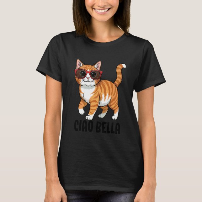 Hallo Schönes Kätzchen T-Shirt (Vorderseite)