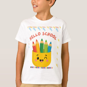 Hallo Schule: Farbige Lernreise. T-Shirt