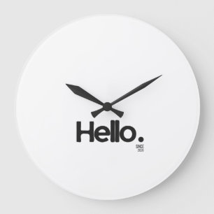Hallo. Seit 2026 Wanduhr