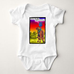 Hallo Silber? Lustige Lone Ranger Parodie Cartoon Baby Strampler