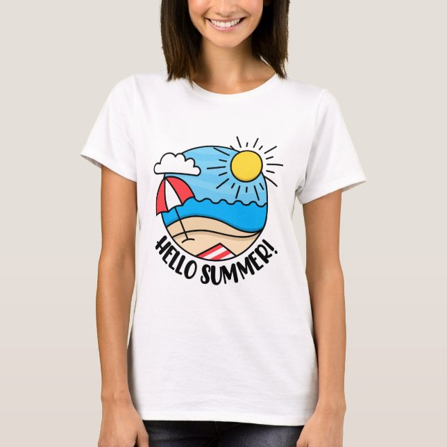 Hallo Sommer 2 T-Shirt (Vorderseite)
