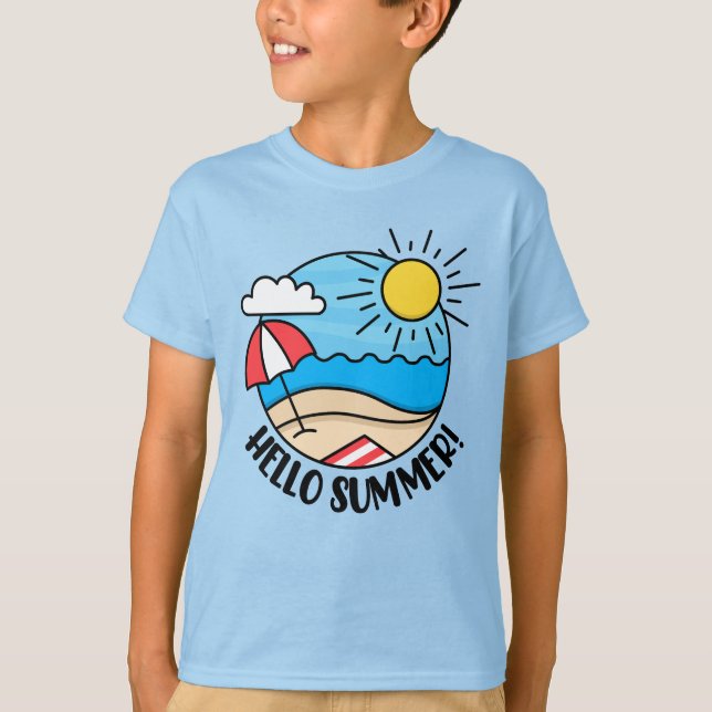 Hallo Sommer 2 T-Shirt (Vorderseite)