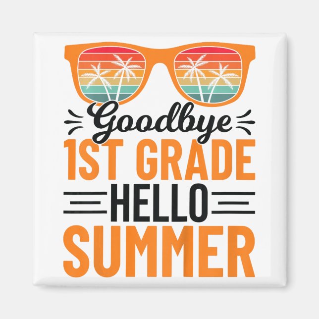 Hallo Sommer 3 Magnet (Vorne)