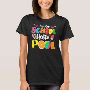 Hallo Sommer am letzten Tag Schuljunge T-Shirt