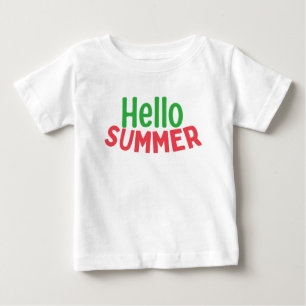 hallo Sommer Baby T-shirt
