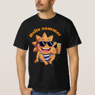 Hallo Sommer Babys Body T-Shirt