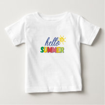 "Hallo Sommer" Babyt-Shirt