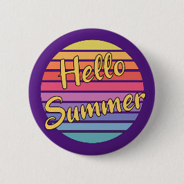 Hallo Sommer Button