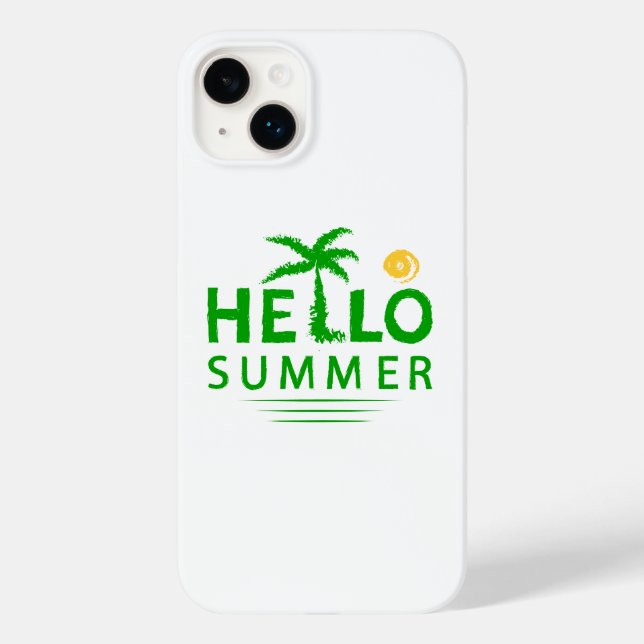 Hallo Sommer Case-Mate iPhone 14 Plus Hülle (Rückseite)