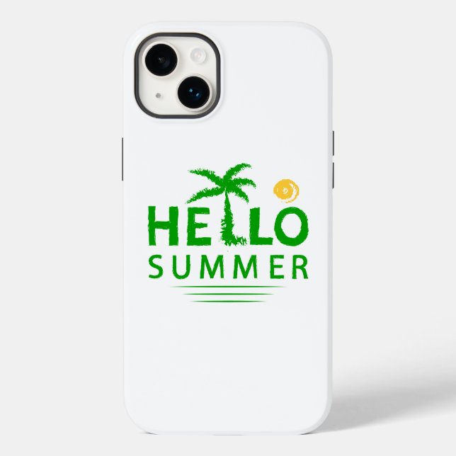 Hallo Sommer Case-Mate iPhone 14 Plus Hülle (Rückseite)