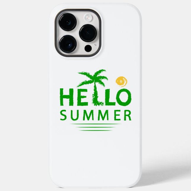 Hallo Sommer Case-Mate iPhone 14 Pro Max Hülle (Rückseite)