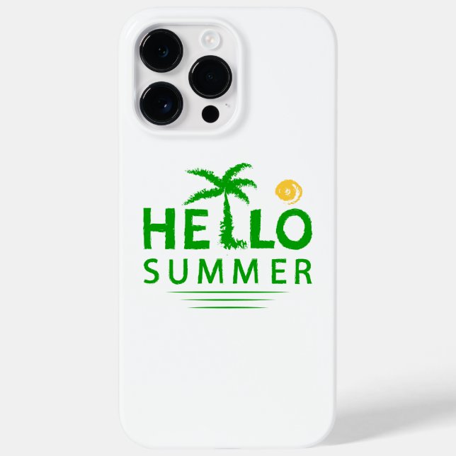Hallo Sommer Case-Mate iPhone 14 Pro Max Hülle (Rückseite)