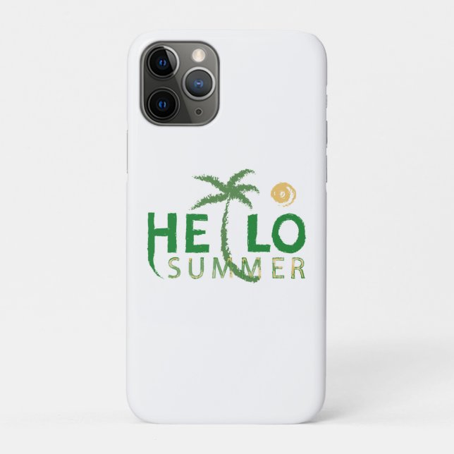 Hallo Sommer Case-Mate iPhone Hülle (Rückseite)