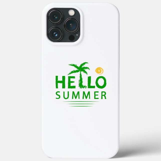 Hallo Sommer Case-Mate iPhone Hülle (Rückseite)