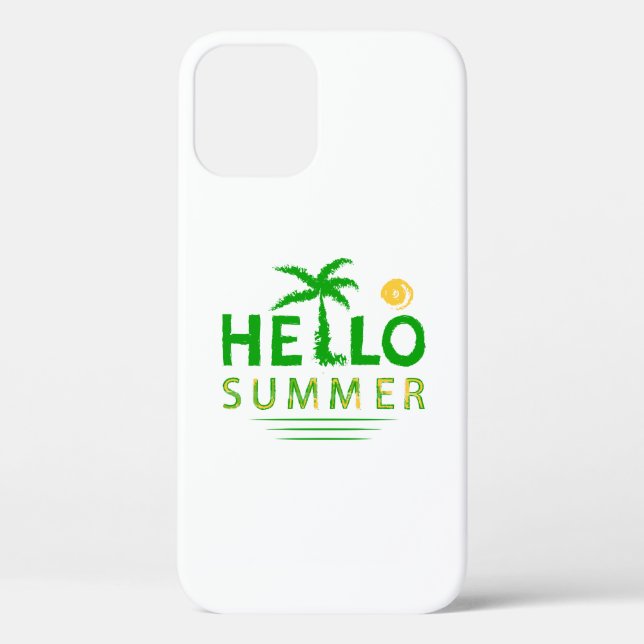 Hallo Sommer Case-Mate iPhone Hülle (Rückseite)