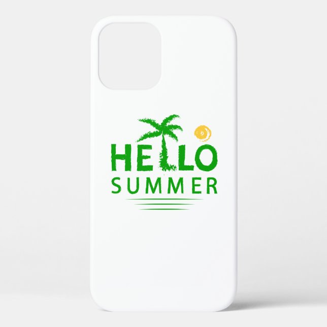 Hallo Sommer Case-Mate iPhone Hülle (Rückseite)