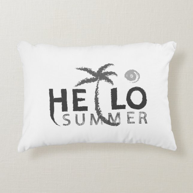 Hallo Sommer Dekokissen (Vorderseite)