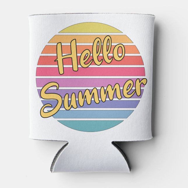 Hallo Sommer Dosenkühler (Vorderseite)