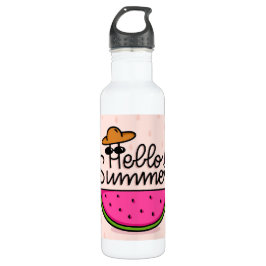 Hallo Sommer Edelstahlflasche