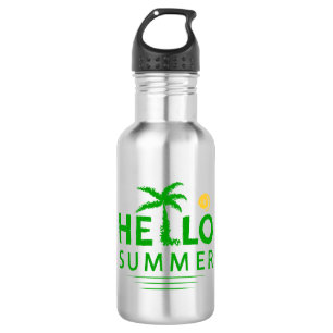 Hallo Sommer Edelstahlflasche