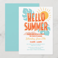 Hallo Sommer, Ende der Schulparty, Poolparty