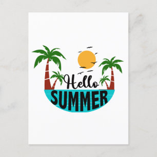 Hallo Sommer Feiertagspostkarte