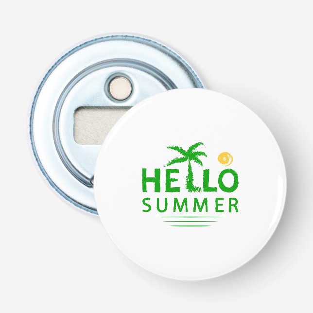 Hallo Sommer Flaschenöffner (Vorderseite)