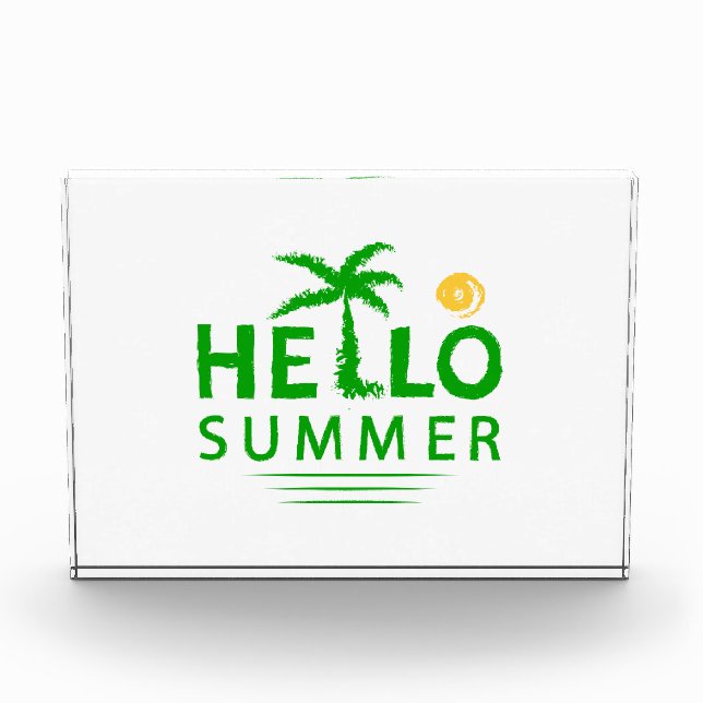 Hallo Sommer Fotoblock (Vorderseite)