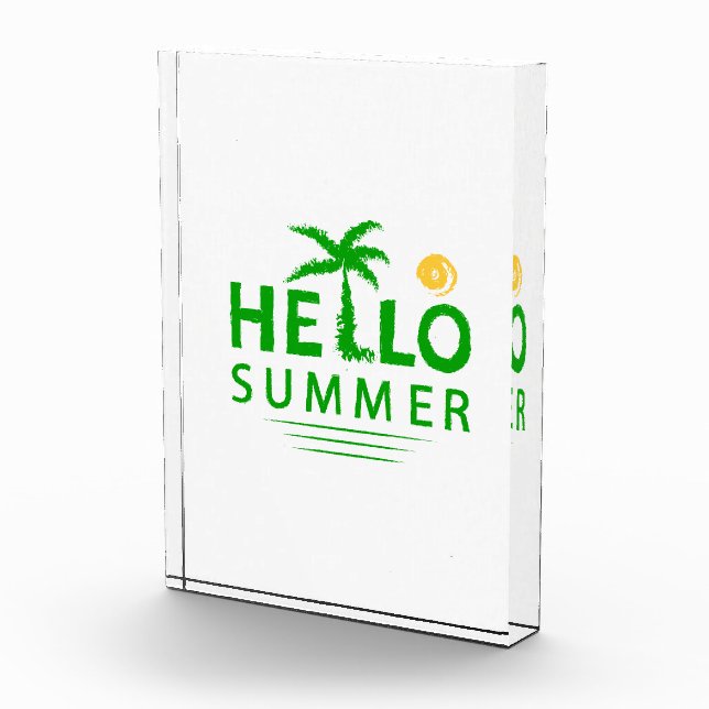 Hallo Sommer Fotoblock (Rechts)