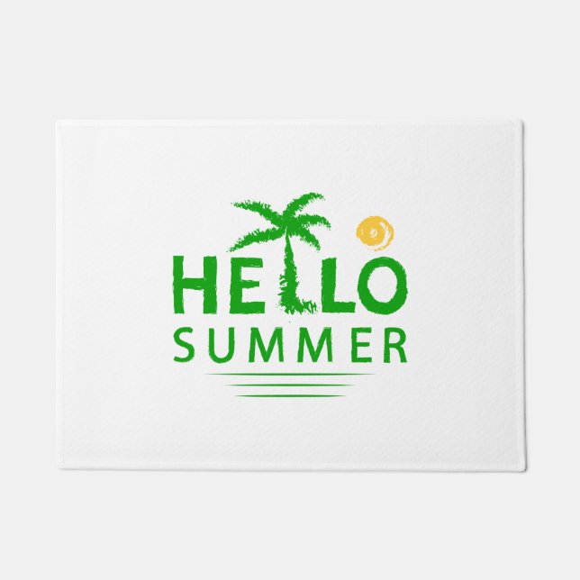 Hallo Sommer Fußmatte (Vorderseite)