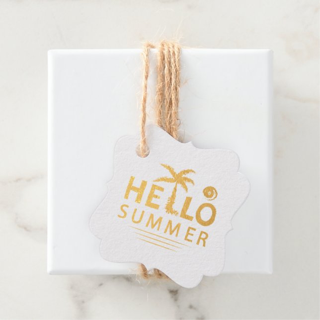 Hallo Sommer Geschenkanhänger (Mit Box)