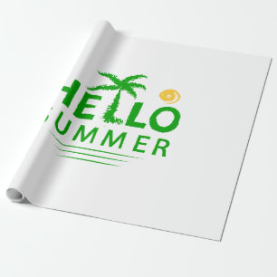 Hallo Sommer Geschenkpapier