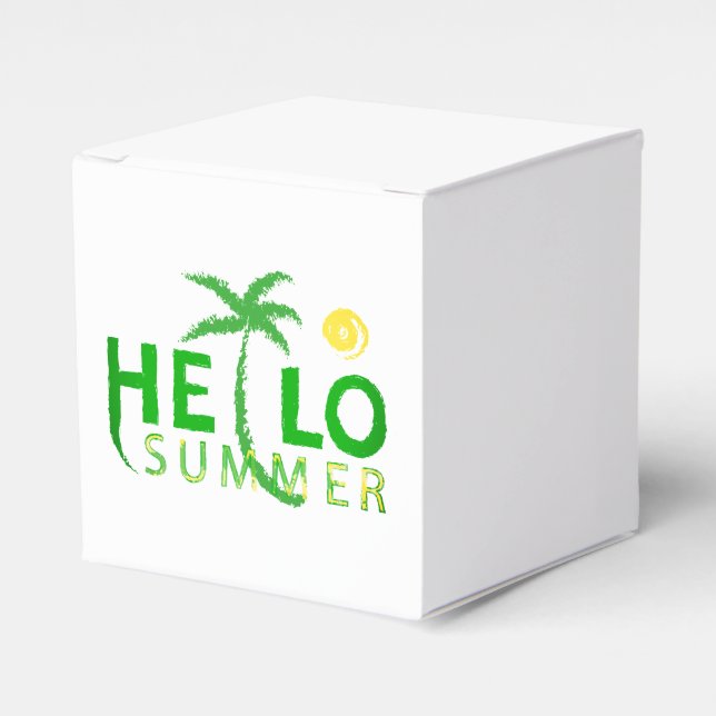 Hallo Sommer Geschenkschachtel (Vorderseite)