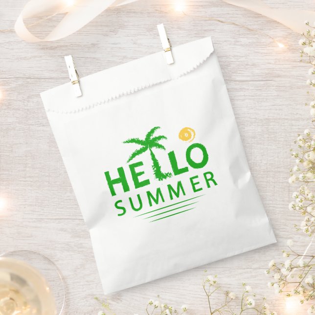 Hallo Sommer Geschenktütchen (Ausgeschnitten)