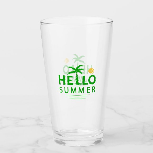 Hallo Sommer Glas (Vorderseite)