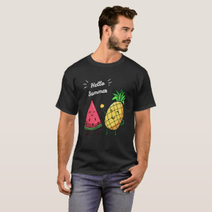 Hallo Sommer High Five Watermelon Ananas Tshirt