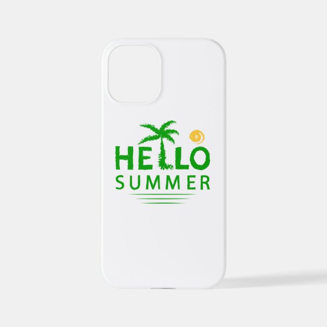 Hallo Sommer iPhone 12 Mini Hülle (Rückseite)