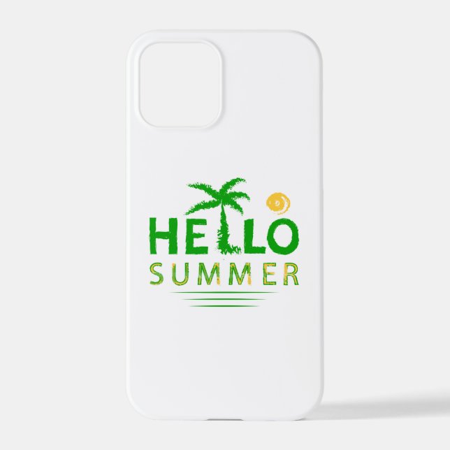 Hallo Sommer iPhone 12 Pro Hülle (Rückseite)